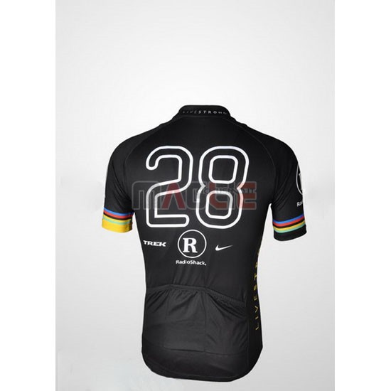 Maglia Radioshack manica corta 2010 nero