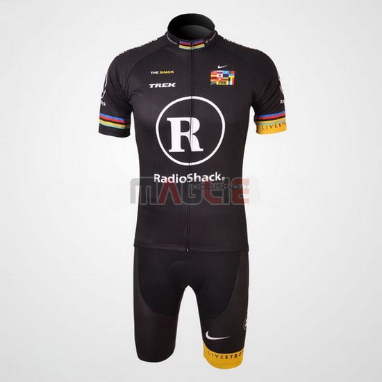 Maglia Radioshack manica corta 2010 nero