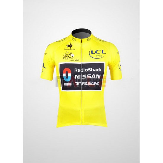 Maglia Radioshack manica corta 2012 giallo