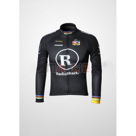 Maglia Radioshack manica lunga 2010 nero