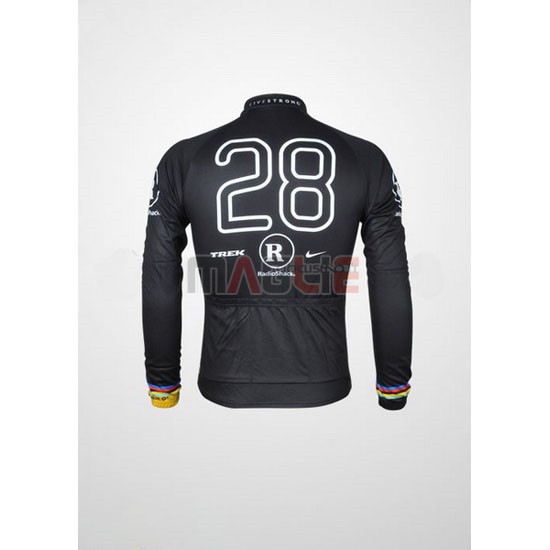 Maglia Radioshack manica lunga 2010 nero