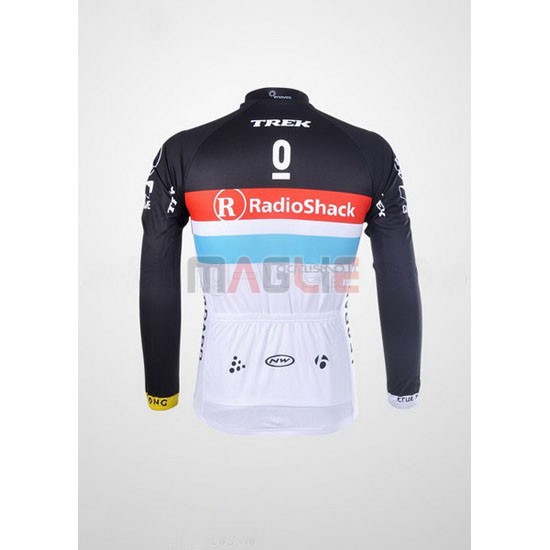 Maglia Radioshack manica lunga 2012 nero e bianco - Clicca l'immagine per chiudere