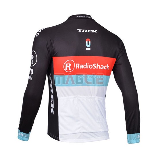 Maglia Radioshack manica lunga 2013 bianco e nero - Clicca l'immagine per chiudere