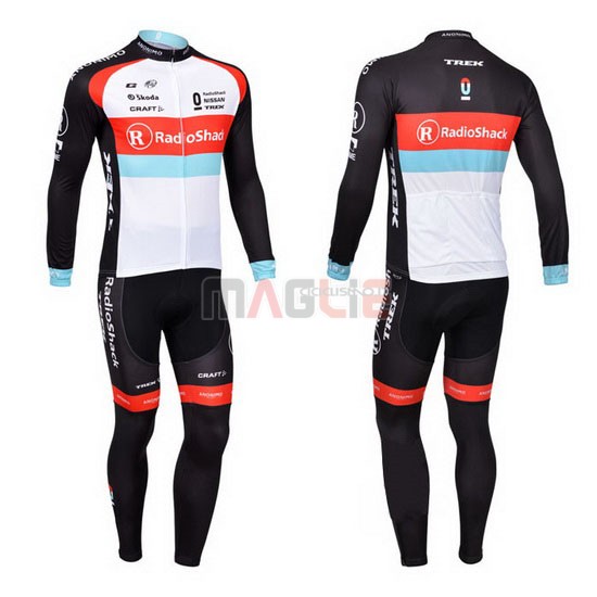 Maglia Radioshack manica lunga 2013 bianco e nero - Clicca l'immagine per chiudere