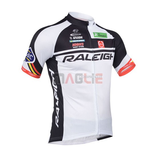 Maglia Raleigh manica corta 2013 bianco e nero - Clicca l'immagine per chiudere