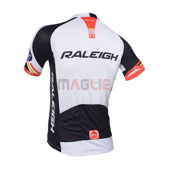 Maglia Raleigh manica corta 2013 bianco e nero - Clicca l'immagine per chiudere