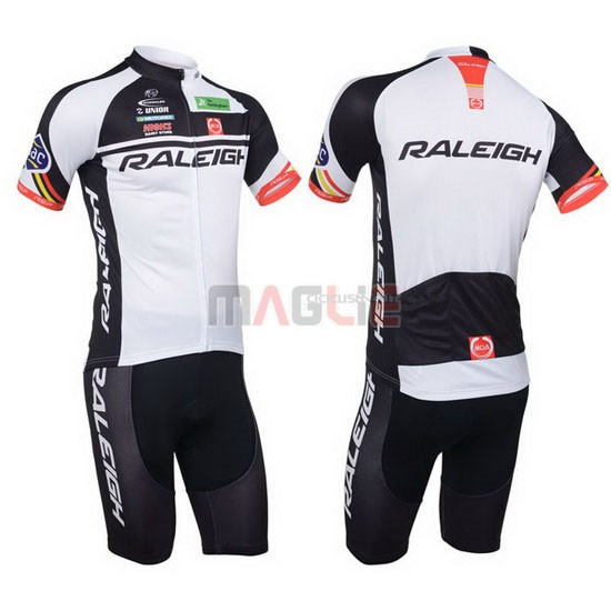 Maglia Raleigh manica corta 2013 bianco e nero