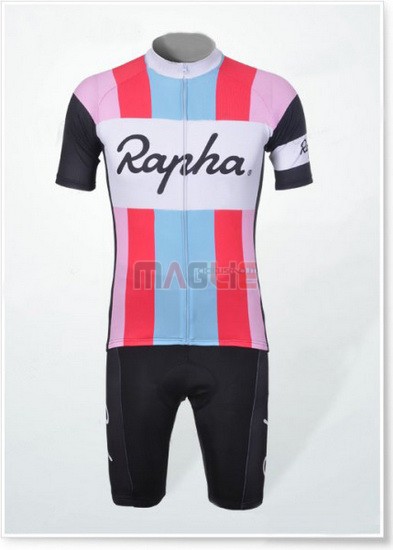 Maglia Rapha manica corta 2012 rosso e bianco