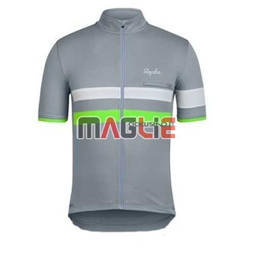 Maglia Rapha manica corta 2015 grigio e verde - Clicca l'immagine per chiudere