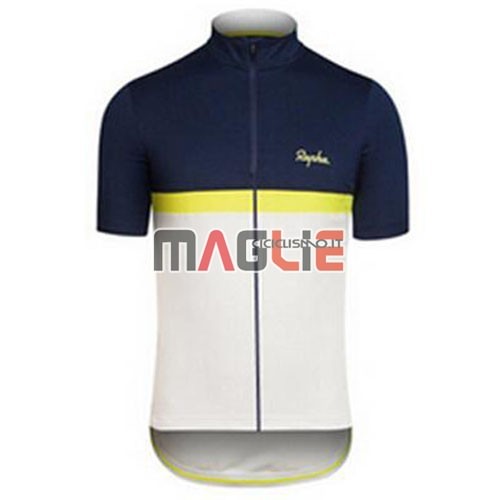 Maglia Rapha manica corta 2016 blu e bianco