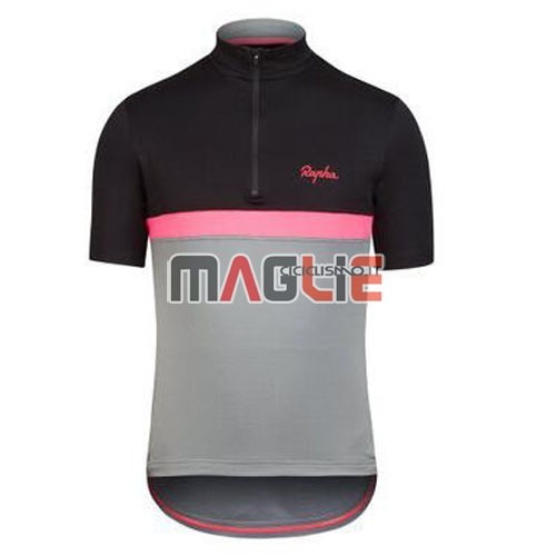 Maglia Rapha manica corta 2016 nero e rosso