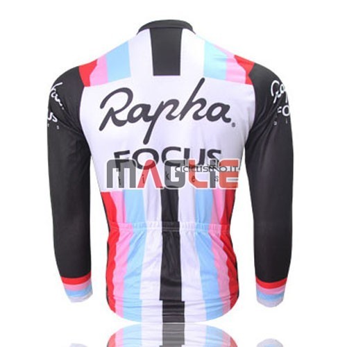 Maglia Rapha manica lunga 2013 nero e rosso