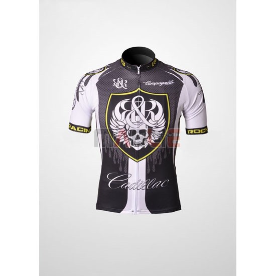 Maglia Rock racing manica corta 2010 argentato e bianco