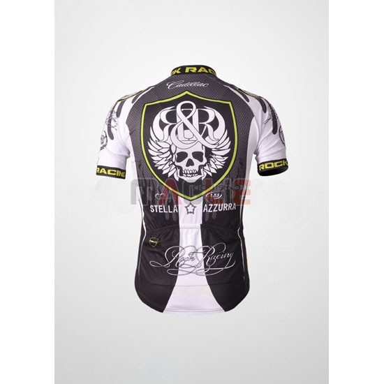 Maglia Rock racing manica corta 2010 argentato e bianco