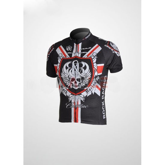 Maglia Rock racing manica corta 2010 nero e rosso