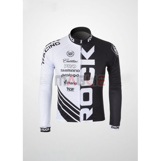 Maglia Rock racing manica lunga 2011 nero e bianco