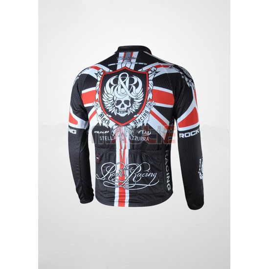 Maglia Rock racing manica lunga 2012 nero e rosso