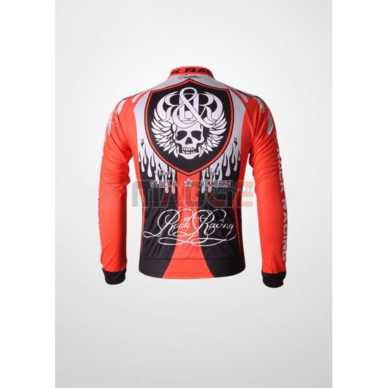 Maglia Rock racing manica lunga 2013 rosso e azzurro