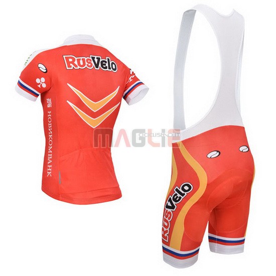 Maglia Rusvelo manica corta 2013 rosso - Clicca l'immagine per chiudere