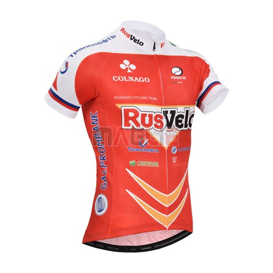 Maglia Rusvelo manica corta 2013 rosso - Clicca l'immagine per chiudere