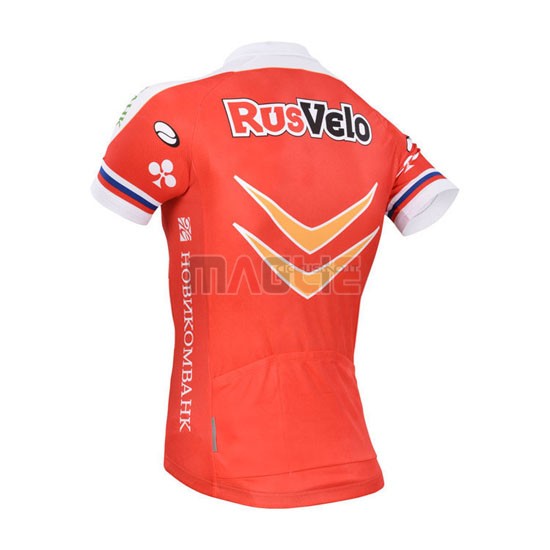 Maglia Rusvelo manica corta 2013 rosso - Clicca l'immagine per chiudere