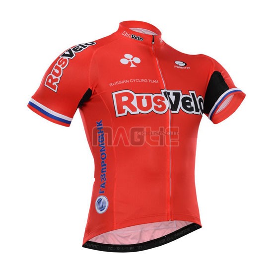 Maglia Rusvelo manica corta 2015 rosso