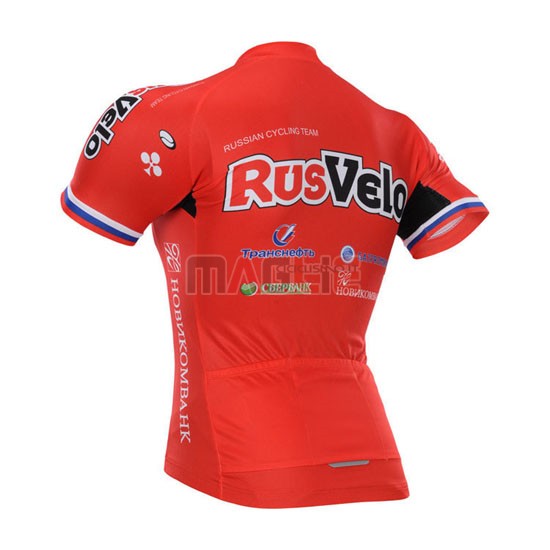 Maglia Rusvelo manica corta 2015 rosso