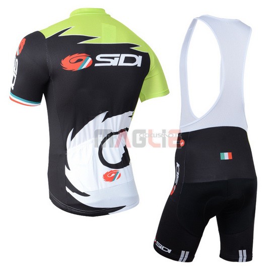 Maglia SIDI manica corta 2014 nero e verde