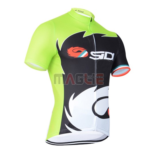 Maglia SIDI manica corta 2014 nero e verde