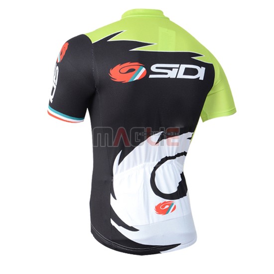 Maglia SIDI manica corta 2014 nero e verde - Clicca l'immagine per chiudere