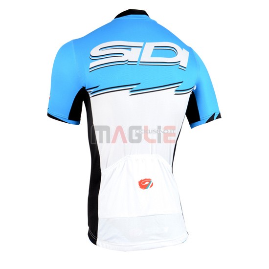 Maglia SIDI manica corta 2015 celeste e bianco