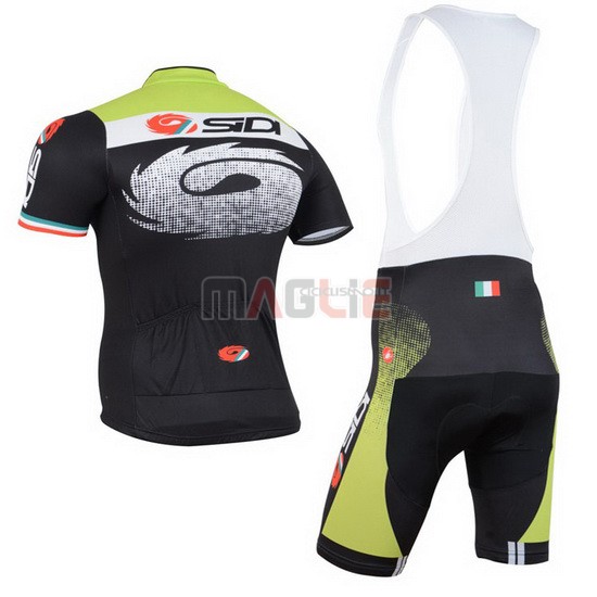 Maglia SIDI manica corta 2015 nero e verde