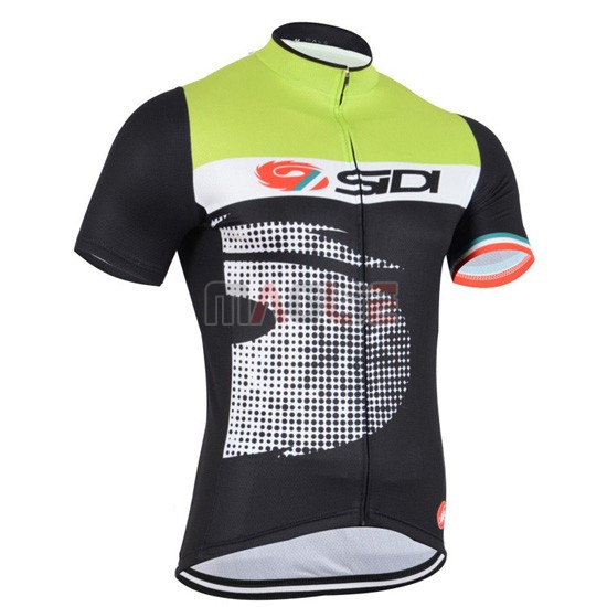 Maglia SIDI manica corta 2015 nero e verde - Clicca l'immagine per chiudere