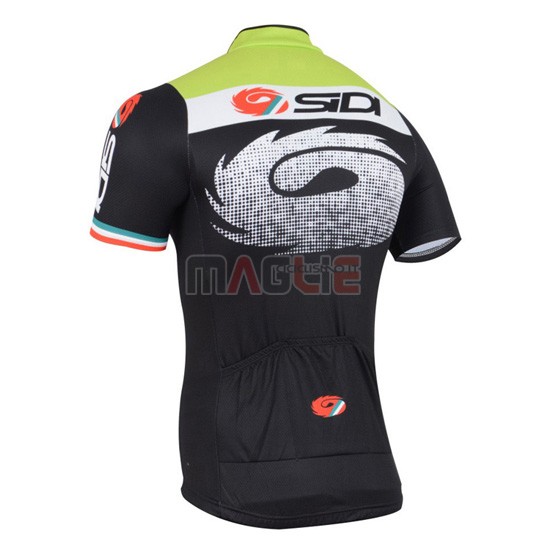 Maglia SIDI manica corta 2015 nero e verde