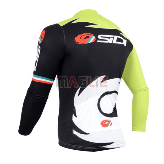 Maglia SIDI manica lunga 2014 nero e verde