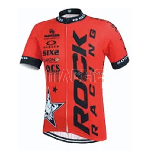 Maglia Rock Racing manica corta 2015 nero e arancione