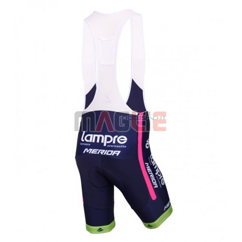 Maglia Lampre manica corta 2016 blu e fuxia