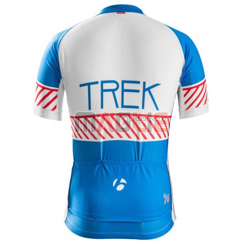 Maglia Trek manica corta 2016 blu e bianco - Clicca l'immagine per chiudere