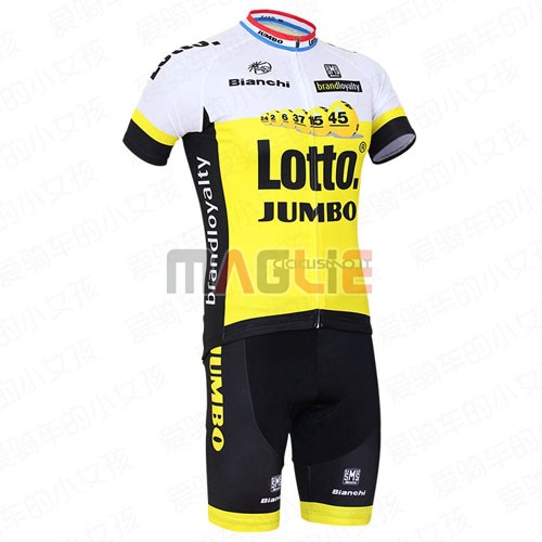 Maglia lotto manica corta 2016 bianco e giallo - Clicca l'immagine per chiudere