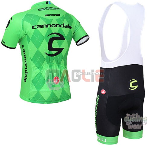 Maglia Cannondale manica corta 2016 verde - Clicca l'immagine per chiudere