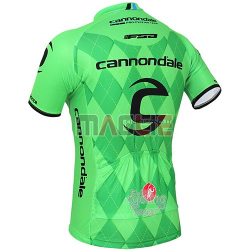 Maglia Cannondale manica corta 2016 verde - Clicca l'immagine per chiudere