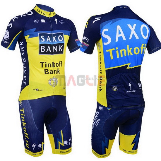 Maglia SaxoBank manica corta 2013 blu e giallo - Clicca l'immagine per chiudere