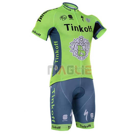 Maglia SaxoBank manica corta 2016 verde