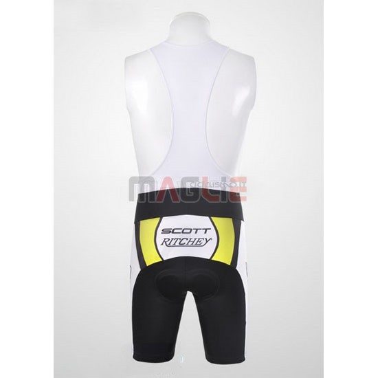 Maglia Scott manica corta 2012 bianco e giallo