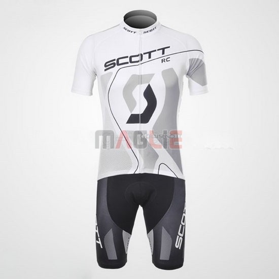 Maglia Scott manica corta 2012 bianco e nero