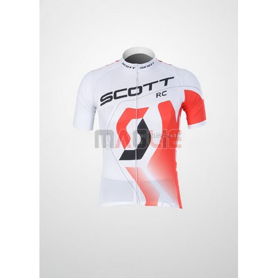 Maglia Scott manica corta 2012 bianco e rosso