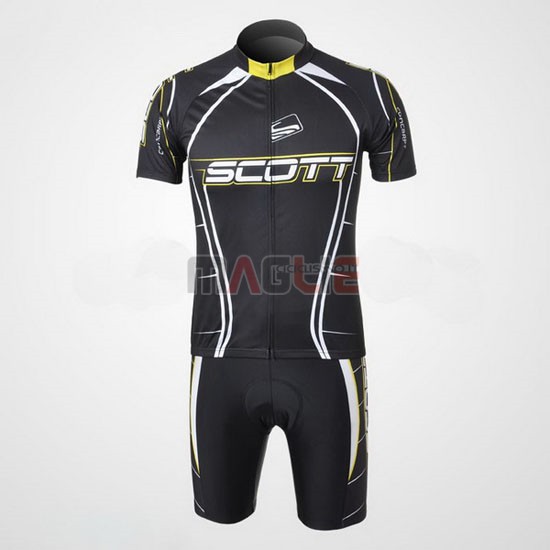 Maglia Scott manica corta 2012 nero e bianco