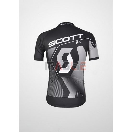 Maglia Scott manica corta 2012 nero e grigio
