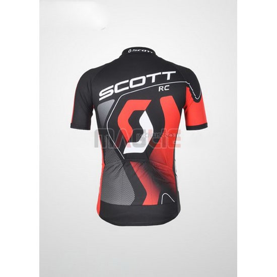 Maglia Scott manica corta 2012 nero e rosso