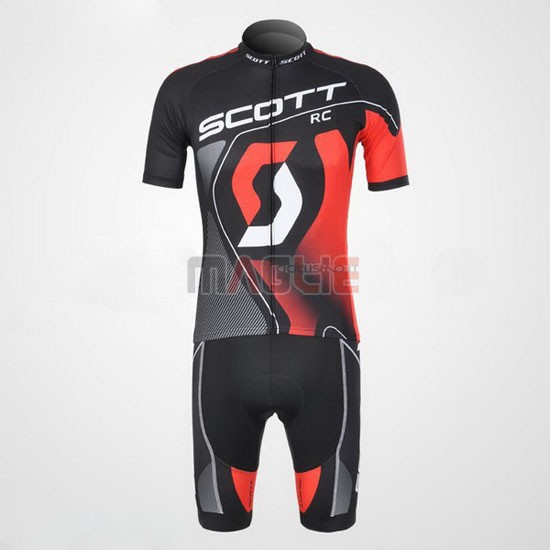 Maglia Scott manica corta 2012 nero e rosso